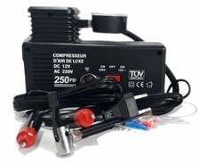 MINI COMPRESSORE PORTATILE CANOTTI AUTO 12V 220V AUTO BICI MOTO 250PSI
