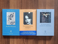 3 Libri di Roberto Bolano edizioni Adelphi 