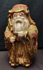 Satsuma - Porcellana - Vecchio Giapponese -  Jurojin Divinità Della Longevità 