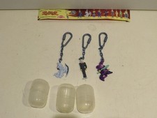 lotto di 3 sorpresine YU GI OH! KEY CHAIN DOLCI PREZIOSI portachiavi in plastica