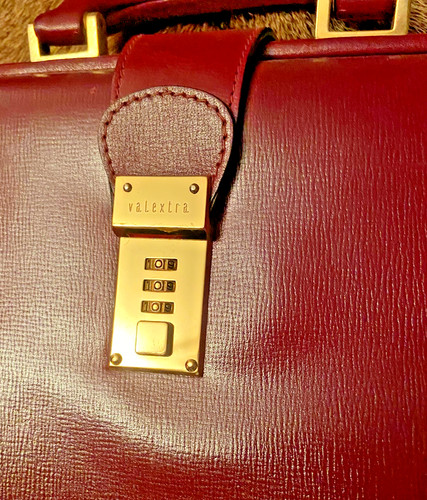 Valextra milano rosso vino - rosso,