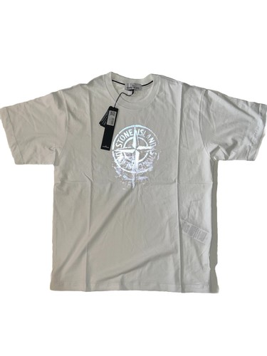 Shirt uomo bianca stone - t-shirt,