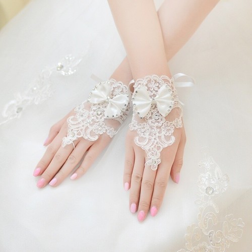 Guanti sposa pizzo - guanti, da