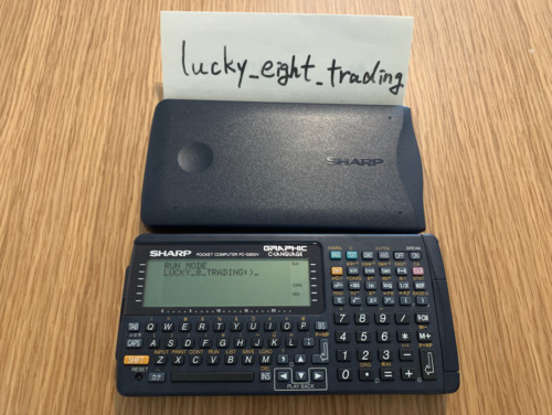 Sharp pocket computer - sharp, g850v