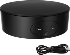 Base Girevole Elettrico, 360 Gradi Piatto Girevole per Fotografia 13Cm 5Kg Piatt