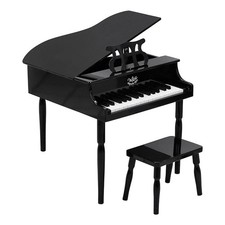 Pianoforte nero con coda