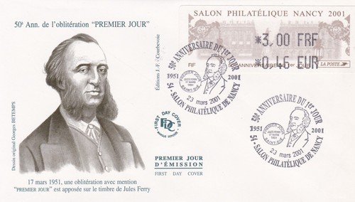 Francia 2001 fdc - francia,