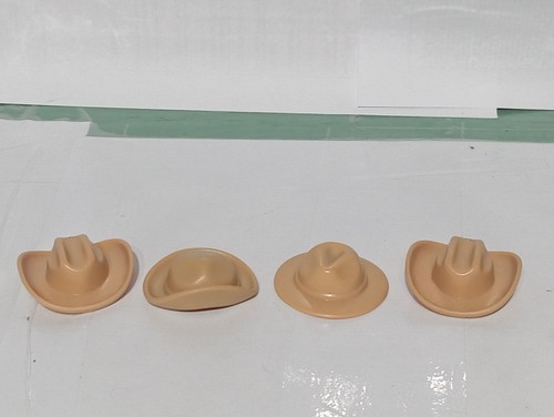 Playmobil cappelli beige - x4,