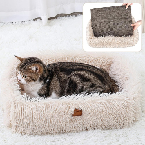 Cuccia gatto letto peloso - gatto, con