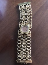 Roberto Cavalli JuSt Orologio da donna Oro E Quadrante Bronzo Come Nuovo