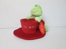 SV 71 TAZZINE in peluche rosse RANA amore S Valentino ti amo