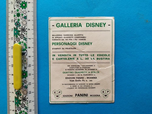 Figurina panini galleria - panini,