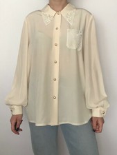 camicetta vintage blusa camicia donna 