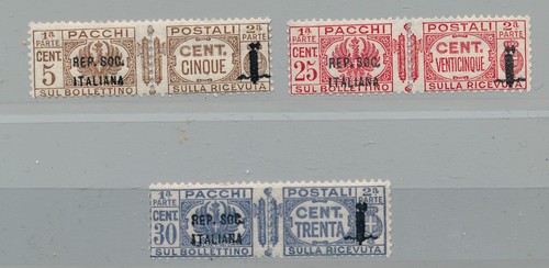1944 italia rsi pacchi postali - italia,