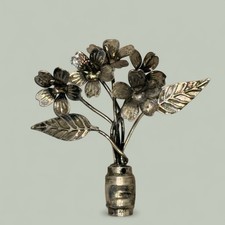 Bastone San Giuseppe 5 cm Giglio calla fiorito Presepe Napoletano