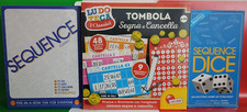 TRIS Giochi - SEQUENCE CLASSIC - TOMBOLA SEGNA E CANCELLA - SEQUENCE DICE