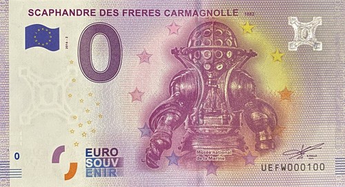 Biglietto euro scafandro dei - biglietto,