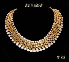 Mimi di Niscemi spettacolare collier capolavoro anni 70