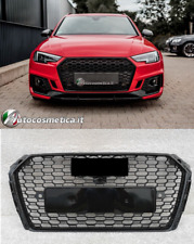GRIGLIA ANTERIORE CALANDRA NIDO D'APE NERA ABS per AUDI A4 B9 2015-2019