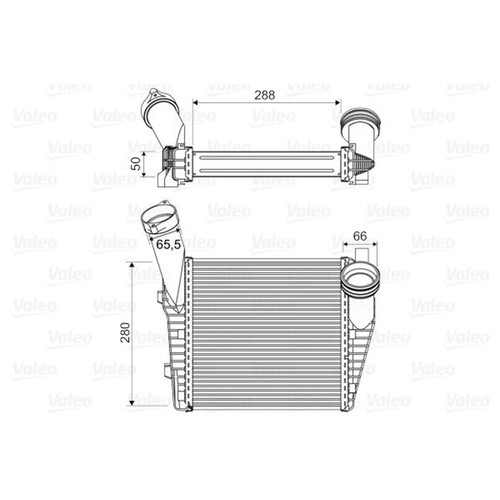 Valeo intercooler turbo - intercooler,