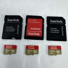 x3 SanDisk Extreme 64GB