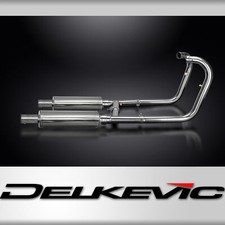 Silenziatori tondi inox 350 mm scarico completo Kawasaki W650 W800 2019-2024