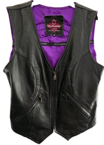 Gilet biker pelle