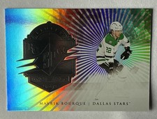 MAVRIK BOURQUE 2024-25 SPX /10 SSP Finite RC Rookie #08/10 Silver Spectrum UD SP