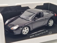 PORSCHE 911 996 Carrera 4 coupé - Burago - Scala 1/18