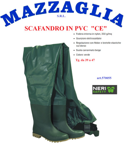 Neri scafandro pvc - -, con