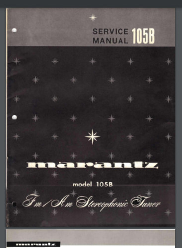 Marantz 105b fm - 105b, am