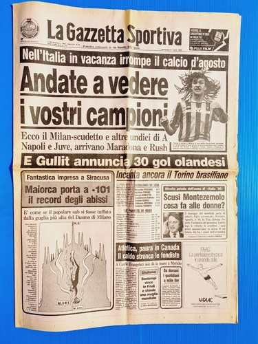 Gazzetta dello sport luglio - gazzetta, 31