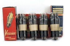 MATCHED QUAD 6M6G/EL33 VISSEAUX NOS FRANCE tubo valvula tubo lampada ৄ泵洀 真空管 电彶管