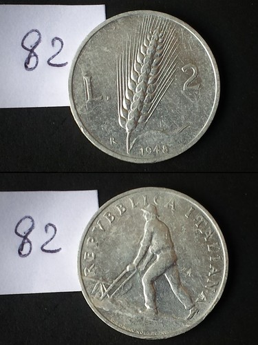 Repubblica moneta lire - moneta, da