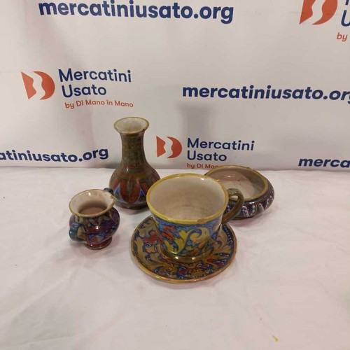 Lotto pezzi maioliche a - maioliche,