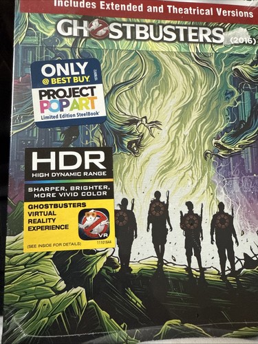 Ghostbusters steelbook uhd - ghostbusters,