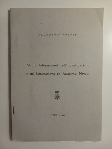 Opuscolo accademia navale - opuscolo, "accademia