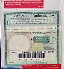 MICROSOFT 98 HOME ESSENTIALS WINDOWS Completo 5 CD-ITALIANO + Codice Key-Vintage