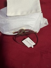 Bracciale Gucci nuovo con smalto tondo ad incastro G