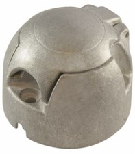 PRESA A 7 POLI IN ALLUMINIO PER RIMORCHI CARRELLI APPENDICE  ROULOTTE TRATTORE