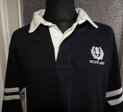 Scozia rugby polo blu navy - rugby,
