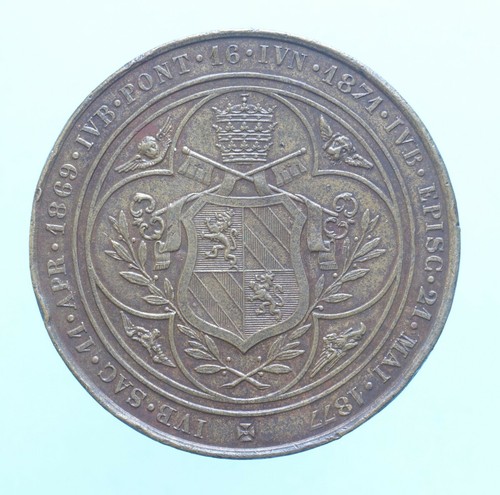 Pio medaglia 1877 giubileo - medaglia,