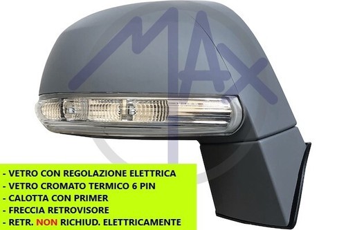 Specchio retrovisore elettrico - specchio,