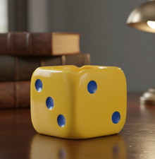 Vintage Style Yellow Ceramic