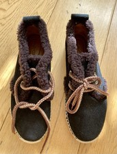 Espadrillas See By Chloe in pelle di pecora taglia 7 UK ottime condizioni