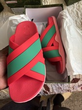 Gucci Men's Pink Green Striped