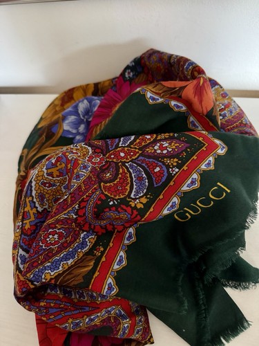 Sciarpa gucci fiori vintage - sciarpa, xl