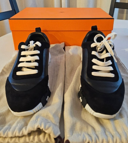 Hermes sneakers basse nere