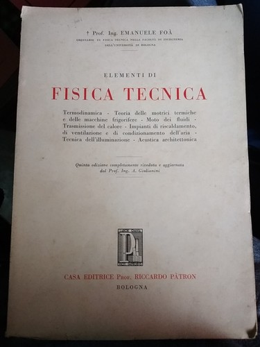 Foà elementi fisica - foà, di
