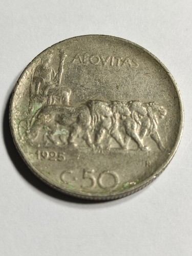 Centesimi leoni 1925 rigato - 1925,
